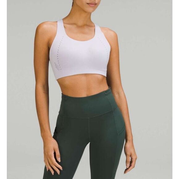 NWT Lululemon AirSupport Bra High Support Faint Lavender / Peri Purple 38D $98 - Picture 13 of 13